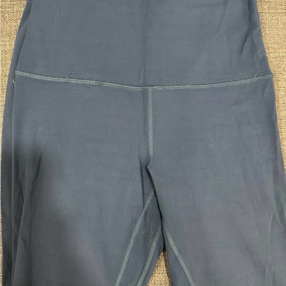 muted blue align leggings